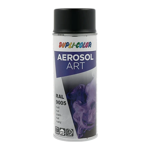 Lakier kolorowy w sprayu AEROSOL Art głęboka czerń matowy 400 ml