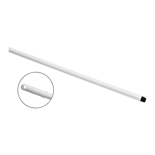 Trzonek do miotły HACCP dł. 1500 mm włókno szklane biały