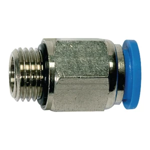 Proste złacze wtykowe z gwintem zewnętrznym 1/4" i 8 mm