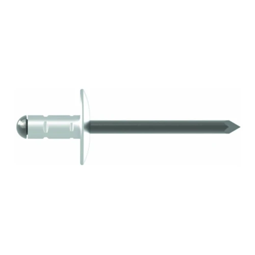Nity zrywalne wielozakresowe PolyGrip duży łeb aluminium - stal 4x10 mm K12