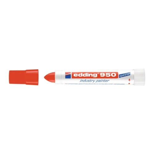 Marker przemysłowy pasta 950 biały szerokość kreski 10 mm