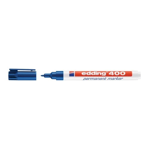 Marker permanentny 400 niebieski szerokość kreski 1 mm