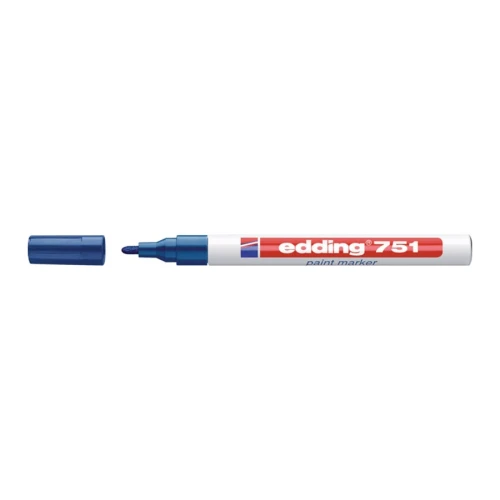 Marker lakierowy 751 niebieski szer. kreski 1-2 mm