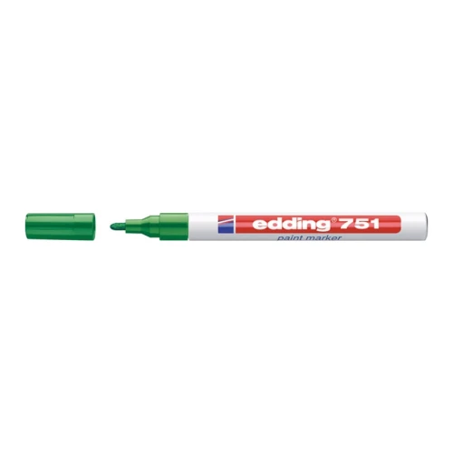 Marker lakierowy 751 zielony szer. kreski 1-2 mm