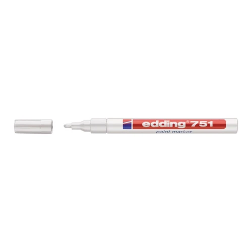 Marker lakierowy 751 biały szer. kreski 1-2 mm