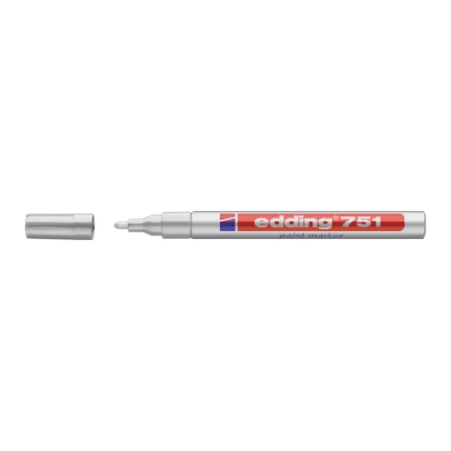 Marker lakierowy 751 srebrny szer. kreski 1-2 mm