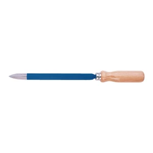 Skrobak trójkątny zbliżone do DIN 8350 dł. 250 mm szer. 16mm kształt C z drewn.
