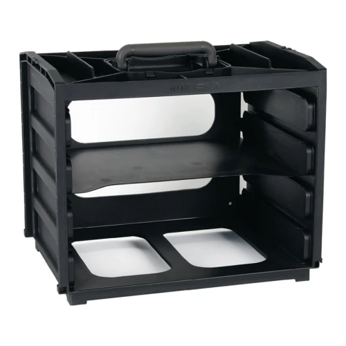 Moduł, prowadnica do skrzynek i-Boxx szer. 376 x gł. 265 x wys. 310 mm 4 półki