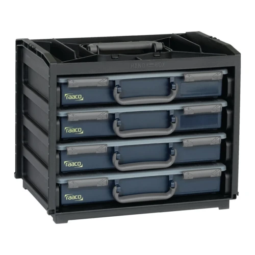 Moduł, prowadnica do skrzynek i-Boxx szer. 376 x gł. 265 x wys. 310 mm 4przegr.