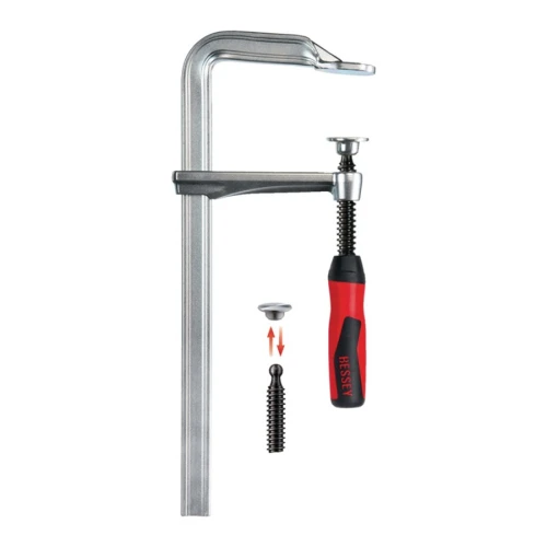 Ścisk śrubowy w całości ze stali GZ-2K 200x100 mm