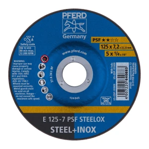 Ściernica tarczowa do zdzierania E 125-7 PSF STEELOX