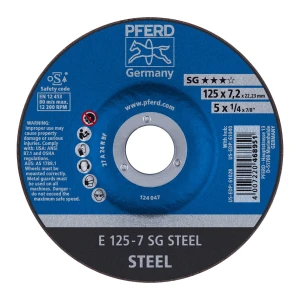 Ściernica tarczowa do zdzierania E 125-7 SG STEEL