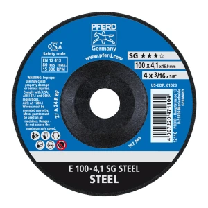 Ściernica tarczowa do zdzierania E 100-4,1 SG STEEL/16,0