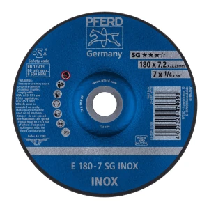Ściernica tarczowa do zdzierania E 180-7 SG INOX