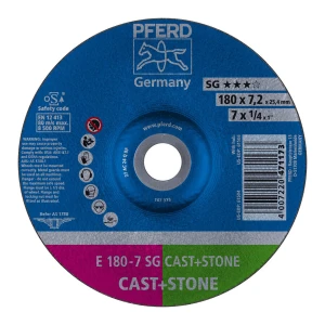 Ściernica tarczowa do zdzierania E 180-7 SG CAST+STONE