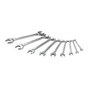 Zestaw 9 kluczy płaskich dwustronnych metrycznych 3,2x5,5-18x19 mm