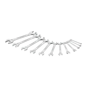 Zestaw 12 kluczy płaskich dwustronnych metrycznych 6x7-30x32 mm