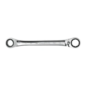 Klucz oczkowy grzechotkowy odchylony 12x13 mm