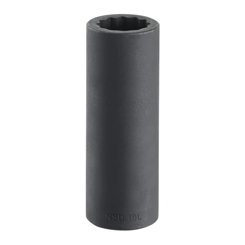 Klucz nasadowy udarowy 12-kątny 1/2" długi metryczny 14 mm