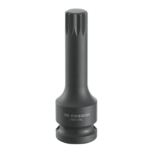 Klucz nasadowy udarowy długi 1/2" XZN 16L