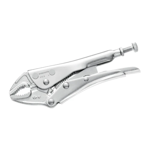 Szczypce zaciskowe nastawne o krótkich szczękach 140 mm