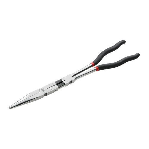 Szczypce półokrągłe ekstra-długie z podwójnym przegubem 340 mm