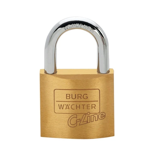 Kłódka bębenkowa 222 30 mosiądz 30 mm