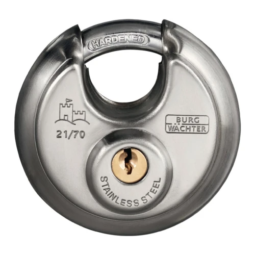 Kłódka cylindryczna 21 70 stal nierdzewna 70 mm