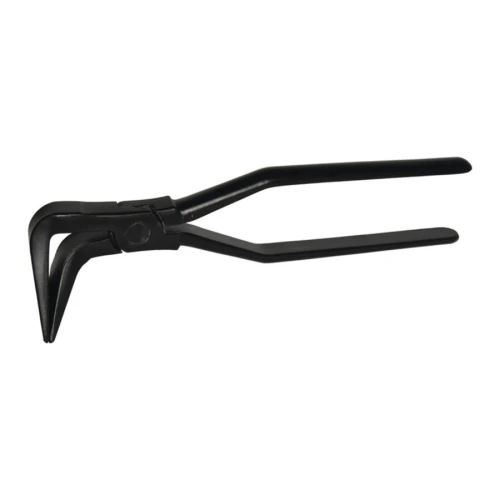 Szczypce dekarskie wygięte pod kątem 90 stopni dł. 255 mm szer. 60 mm nakładkowe