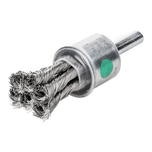 Szczotka druciana pędzelkowa śr. 19 mm drut VA 0-35 mm