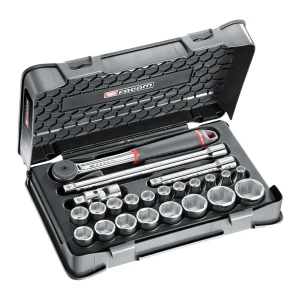 Zestaw 23 nasadek 1/2" 6-kątnych 8-32 mm S.161-3P6