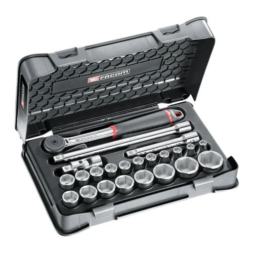 Zestaw 23 nasadek 1/2" 6-kątnych 8-32 mm S.161-3P6