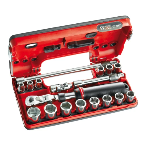 Zestaw nasadek 3/8" 6-kątnych 8-22 mm JXL.DBOX1