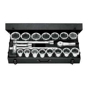 Zestaw 15 kluczy nasadowych 1", 42-82 mm