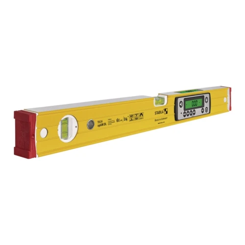 Poziomnica TECH 196M dł. 61cm aluminiowa żółta ± 0,5 mm/m ± 0,5 mm/m Stabila
