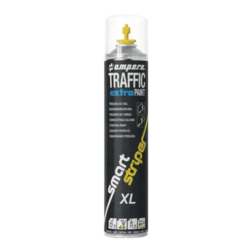 Spray do znakowania podłóg Traffic Extra Paint XL 750ml żółty Ampere