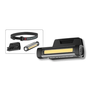 Latarka LED FLEX WEAR KIT 75-150 lm z opaską/uchwytem na czapkę Li-Ion SCANGRIP