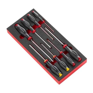 Moduł 8 wkrętaków Protwist® do śrub z rowkiem i śrub Phillips, 3,5 - 8 mm i PH1 - PH2 MODM.AT1 Facom