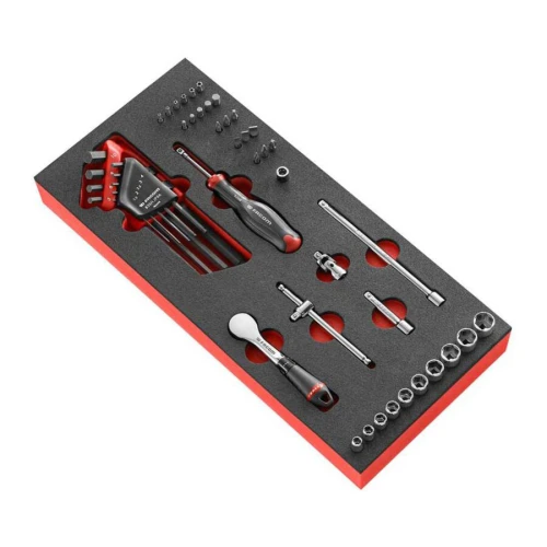 Moduł nasadek 6-kątnych 1/4", z grzechotką r.181 MODM.R181-36 Facom