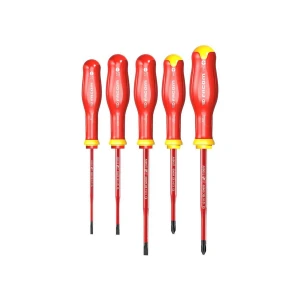 Zestaw 5 wkrętaków izolowanych PROTWIST TVE 1000v 3,5 - 5,5 mm i ph1 - ph2 ATP.J5TVEPB FACOM