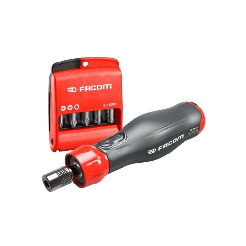 Elektryczny wkrętak 4V E-PROTWIST z zestawem bitów, 12 elementów, phillips, pozidriv, torx ATPA4V.J12APB FACOM