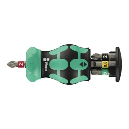 Uchwyt magazynkowy KK Stubby magazyn RA 2 6-częściowy BZT szczelinowy/PH/PZ/TORX® Wera
