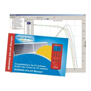 Oprogramowanie PC SOLAR Manager PC SOLAR Manager BENNING