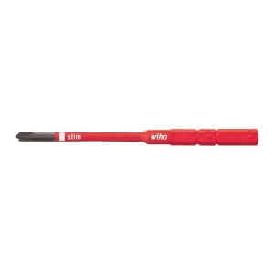 Trzpień wymienny slimBit VDE do śrub PlusMinus z rowkiem i gniazdem krzyżowym PH1x75mm 34587 Wiha