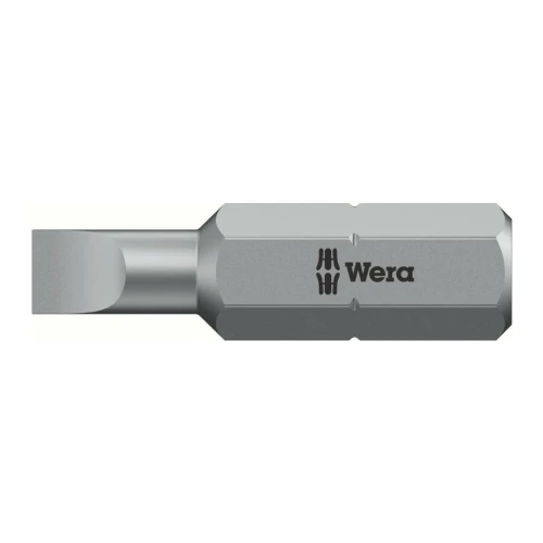 Bit płaski 0,5 x 3 x 25 mm, ciągliwo-twardy 800/1 Z Wera