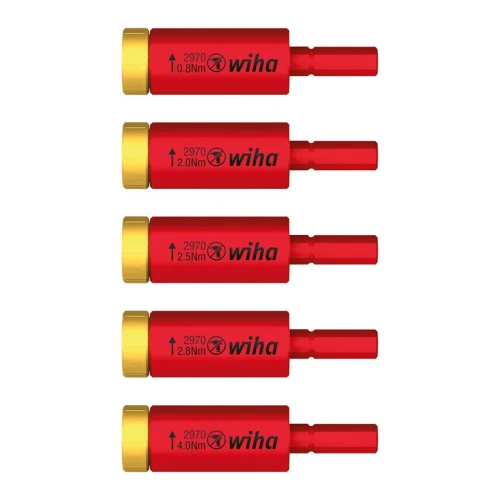 Zestaw adapterów dynamometrycznych easyTorque VDE 0,8-4Nm 41479 Wiha