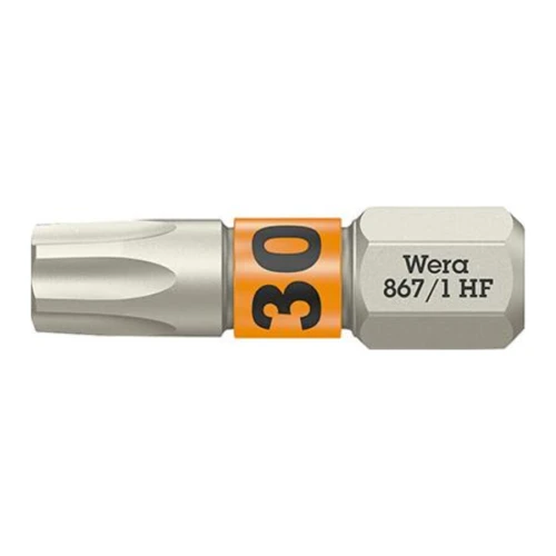 Bity 867/1 TORX® HF ciągliwo-twardy, T30x25 mm z funkcją przytrzymywania Wera