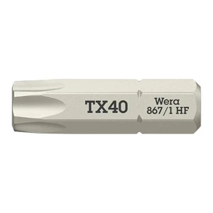 Bity 867/1 TORX® HF ciągliwo-twardy, T40x25 mm z funkcją przytrzymywania Wera
