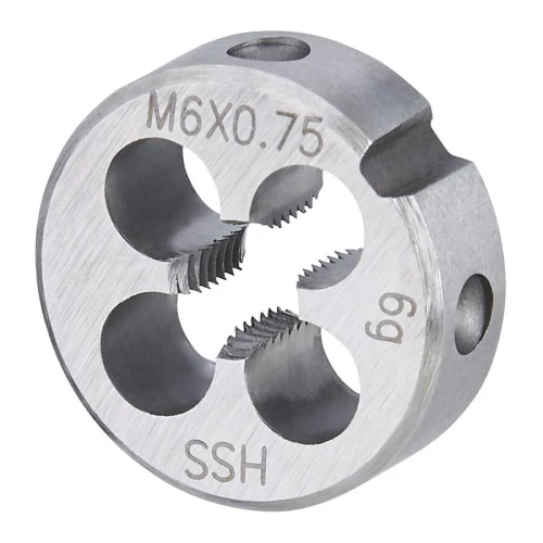 Narzynka metryczna drobnozwojna HSS MF6x0,75 Fortis