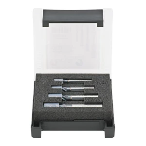 Frez trzpieniowy pełnowęglikowy zestaw HPC STEEL DIN 6527 Carapace+ 6-12 mm Fortis